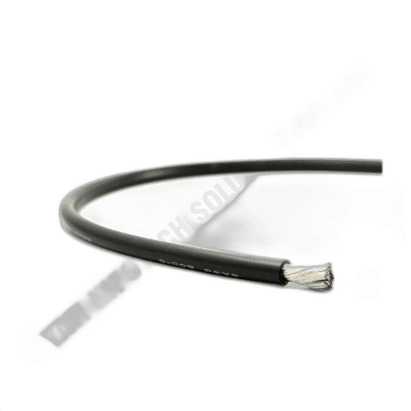 SILICONE WIRE 4AWG BLACK