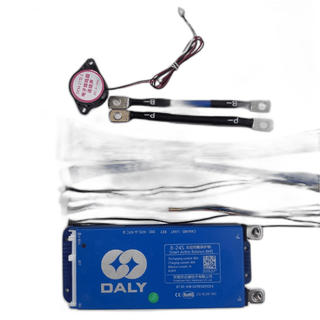DALY SMART 8S-24S - 80AMP BMS - Inbuilt Balancer &amp; Bluetooth - 485+Can