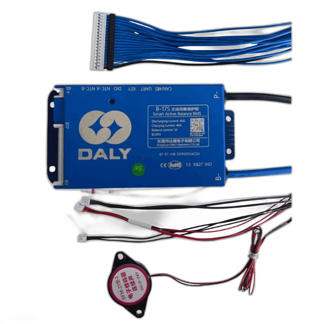 DALY SMART 8S-17S - 40AMP BMS - Inbuilt Balancer &amp; Bluetooth - 485+Can