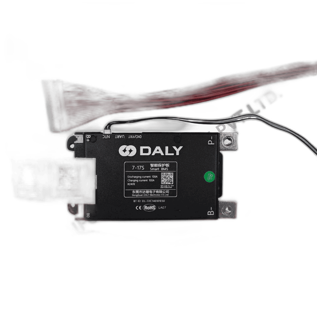 DALY BLACK 7S-17S- 100AMP SMART BMS