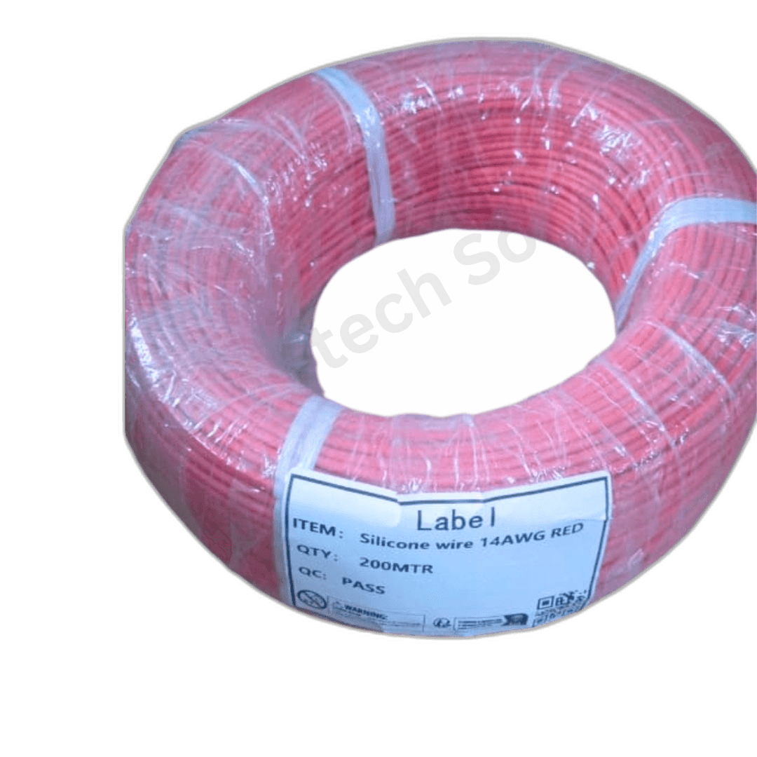 SILICONE WIRE 14AWG RED